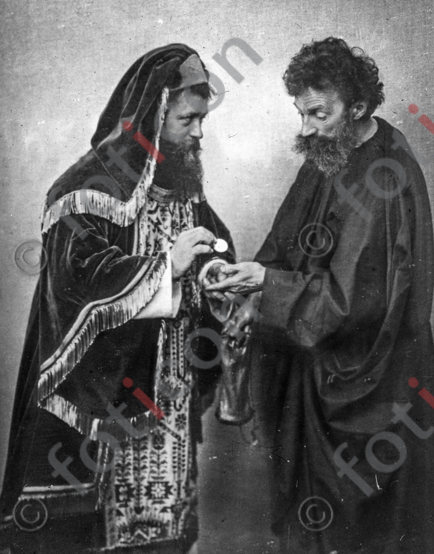 Judas vor dem Hohen Rat | Judas before the council (foticon-simon-105-067-sw.jpg)